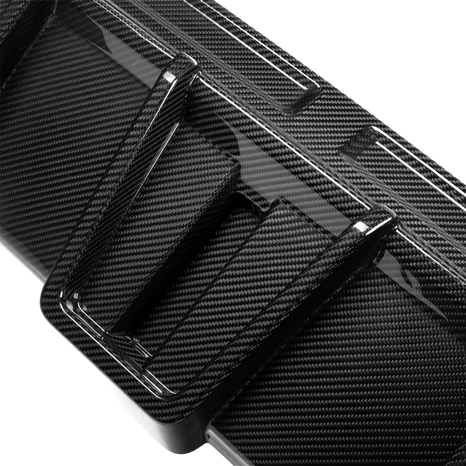 BMW F96 X6M Gloss Carbon Fibre SQ-A Rear Diffuser By SooQoo