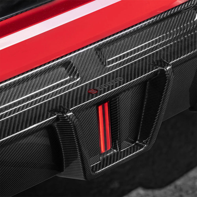 BMW F96 X6M Rear Diffuser with Brake Light By SooQoo