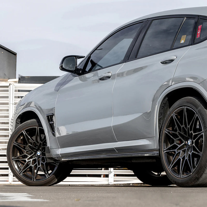 SooQoo BMW F97 X3M & F98 X4M SQ-B Carbon Fibre Side Skirts