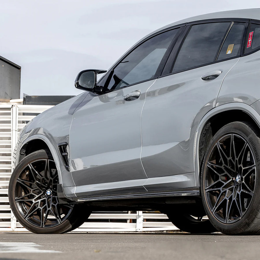 SooQoo BMW F97 X3M & F98 X4M SQ-B Carbon Fibre Side Skirts
