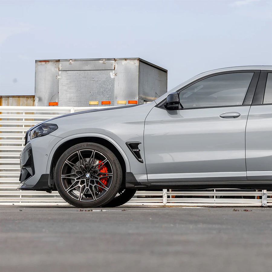 SooQoo BMW F97 X3M & F98 X4M SQ-B Carbon Fibre Side Skirts