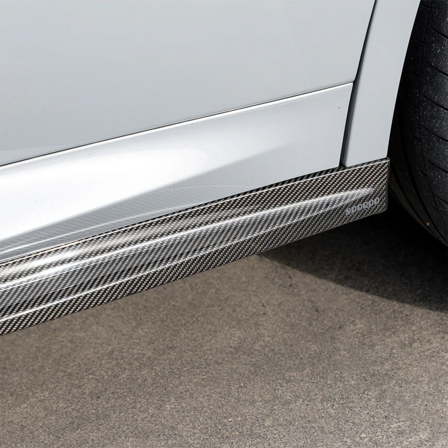 SooQoo BMW F97 X3M & F98 X4M SQ-B Carbon Fibre Side Skirts
