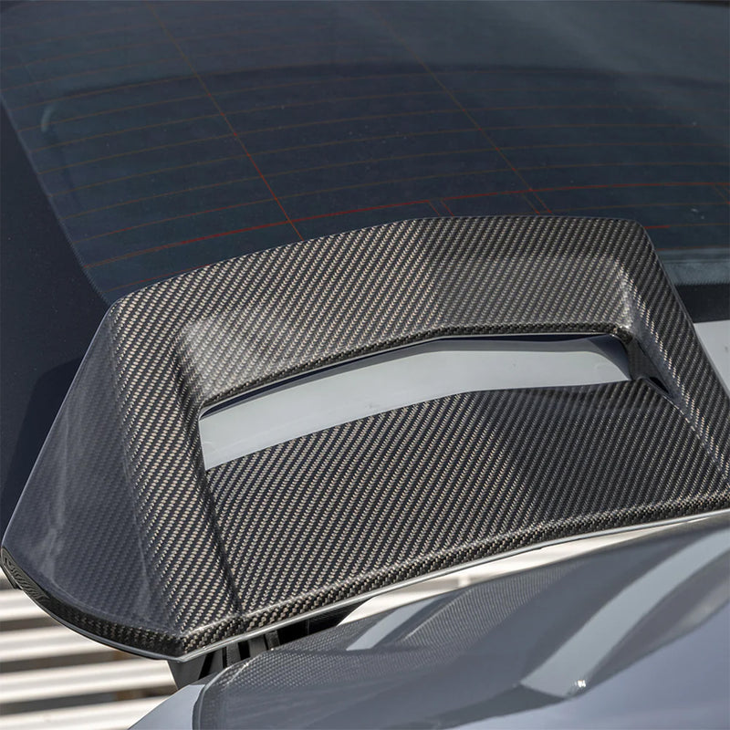 SooQoo BMW F98 X4M Aggressive Carbon Fibre Roof Spoiler