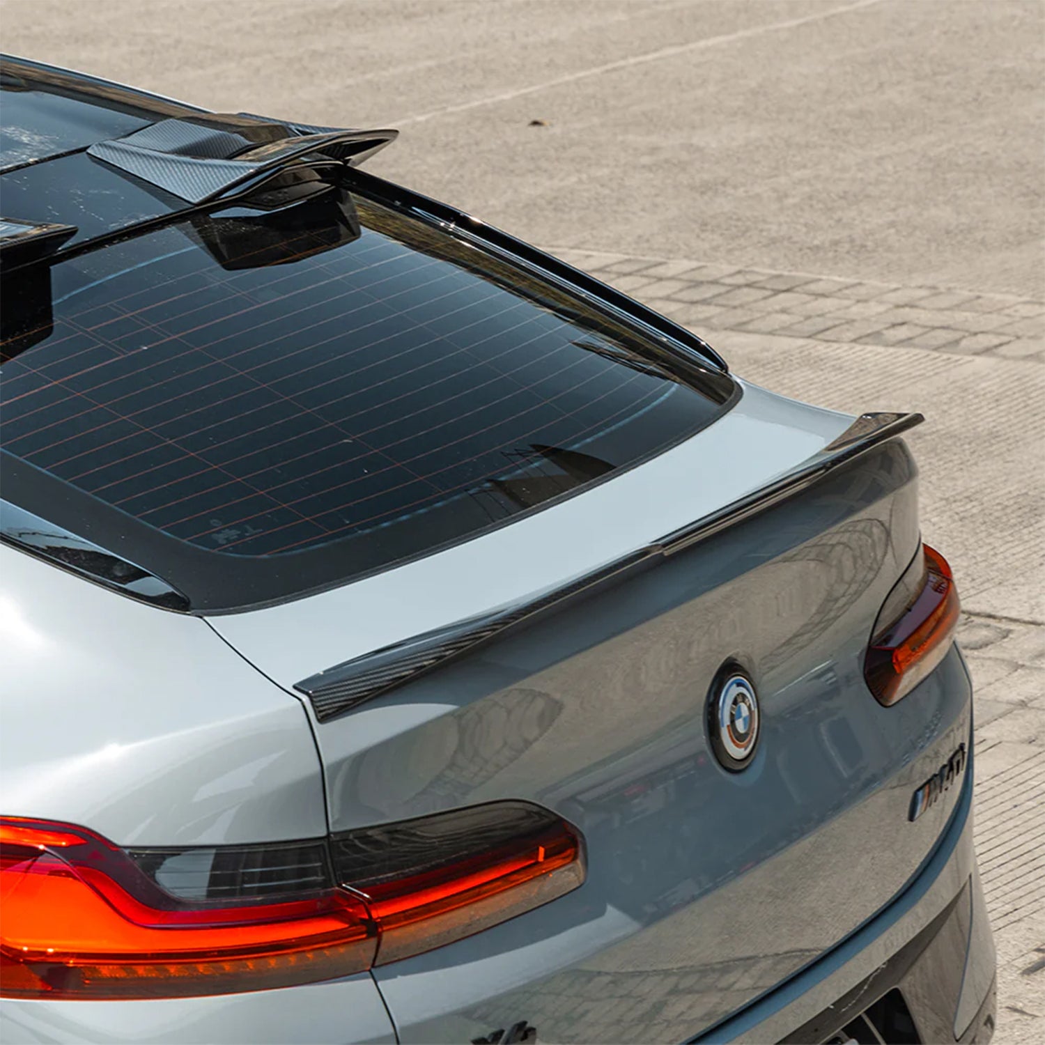 SooQoo BMW F98 X4M Carbon Fibre Rear Ducktail Spoiler