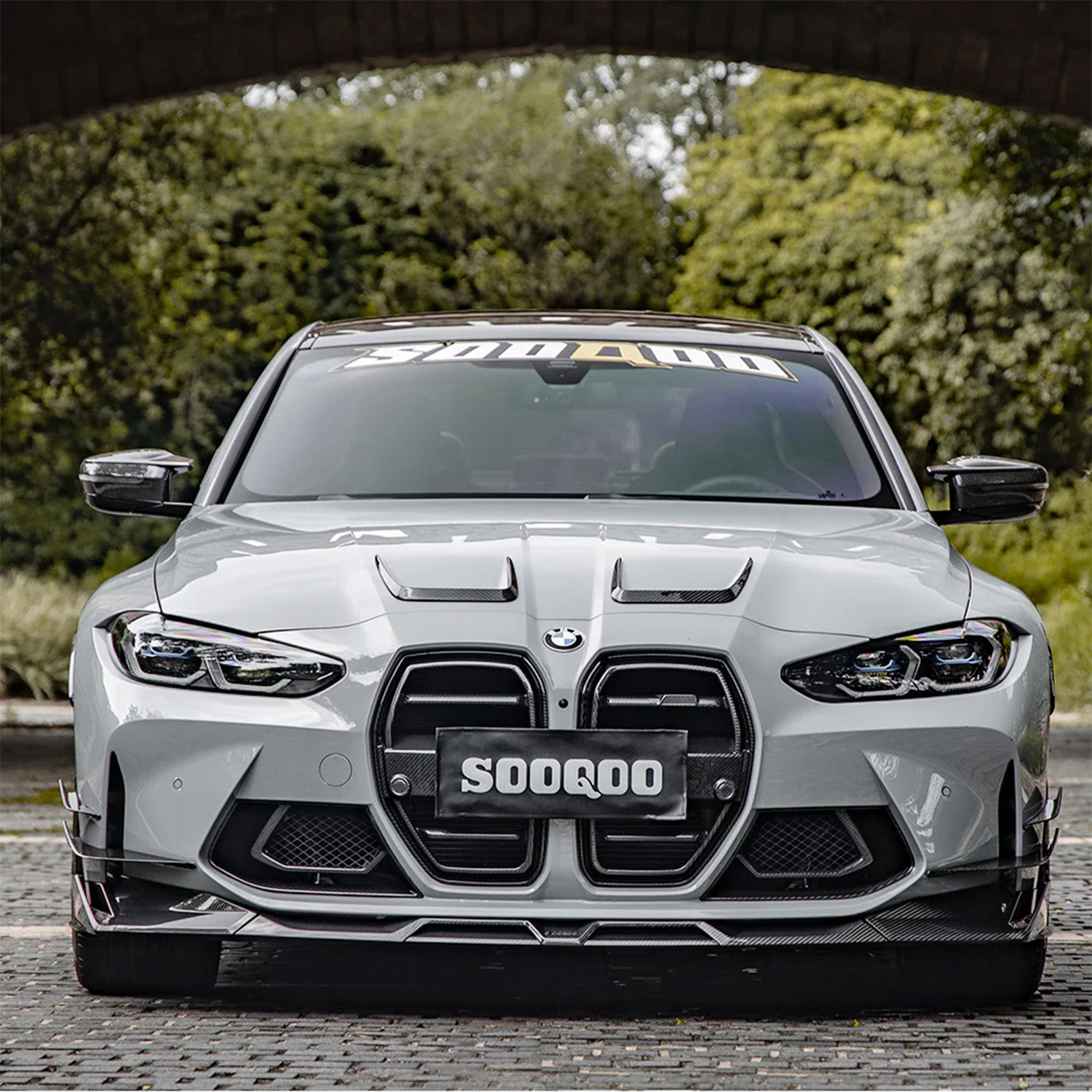 BMW G80 M3 SooQoo SQ Gloss Carbon Fibre Body Kit Front