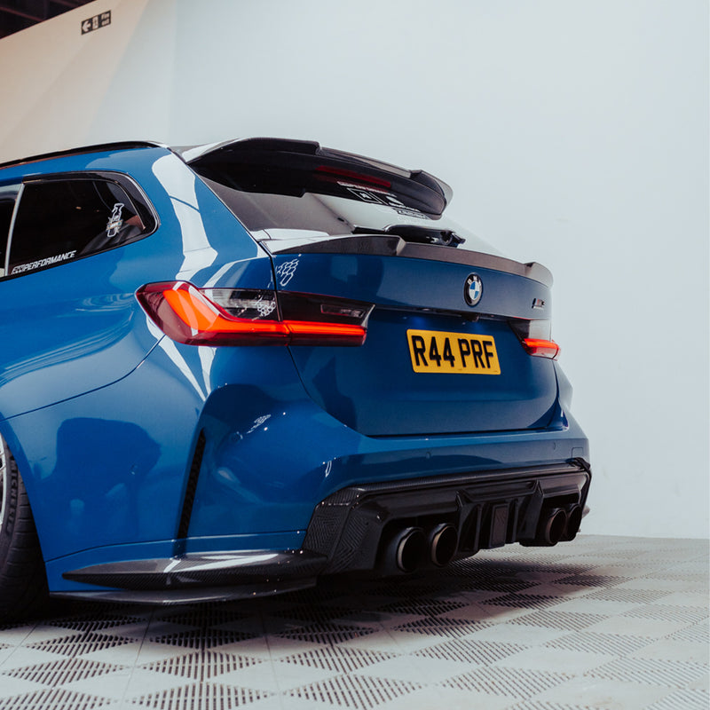 BMW G81 M3 Touring Carbon Fibre Rear Trunk Spoiler By SooQoo