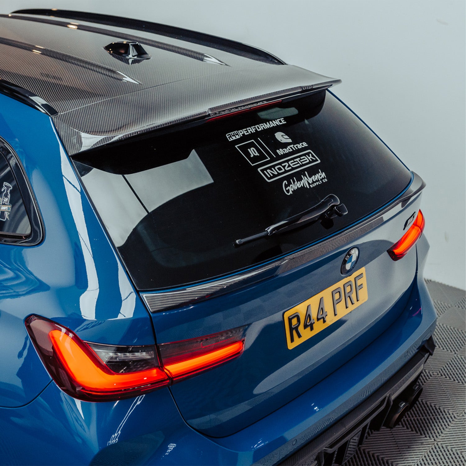 BMW G81 M3 Touring Carbon Fibre Rear Trunk Spoiler By SooQoo