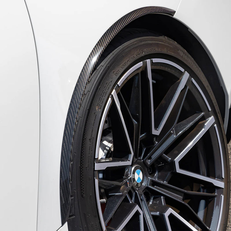 SooQoo BMW G90 & G99 M5 Gloss Carbon Fibre Arch Trims