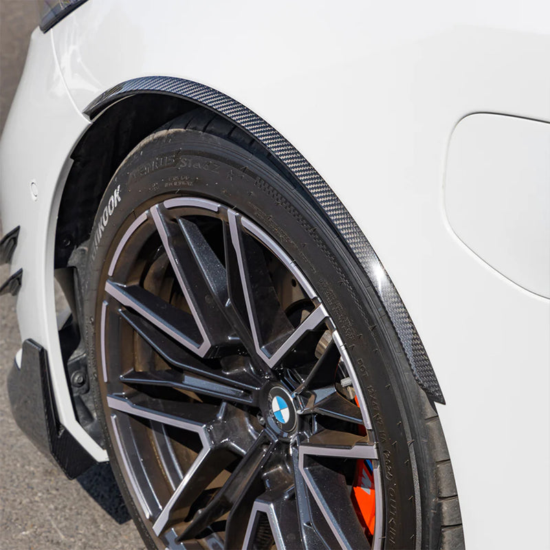SooQoo BMW G90 & G99 M5 Gloss Carbon Fibre Arch Trims