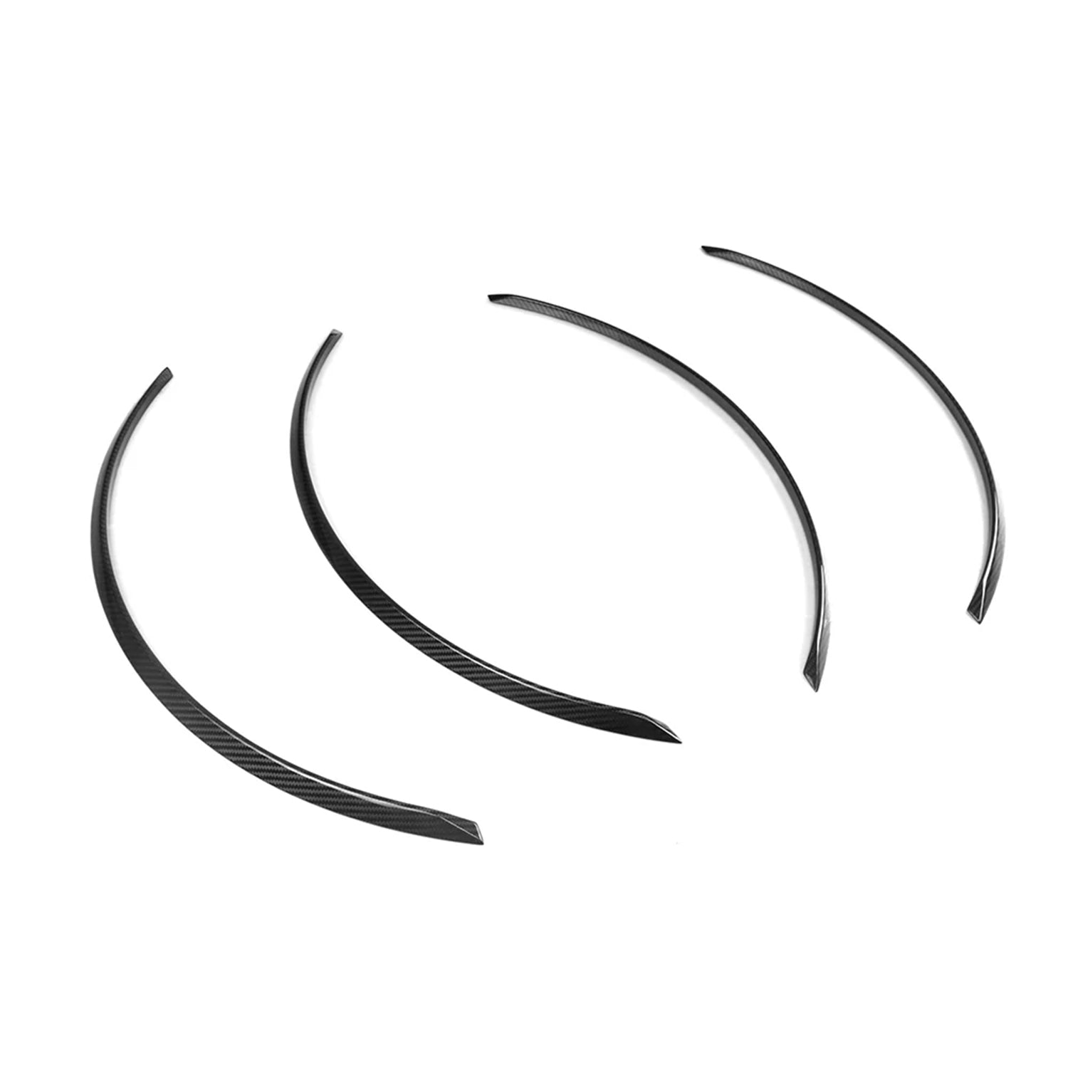 SooQoo BMW G90 & G99 M5 Gloss Carbon Fibre Arch Trims