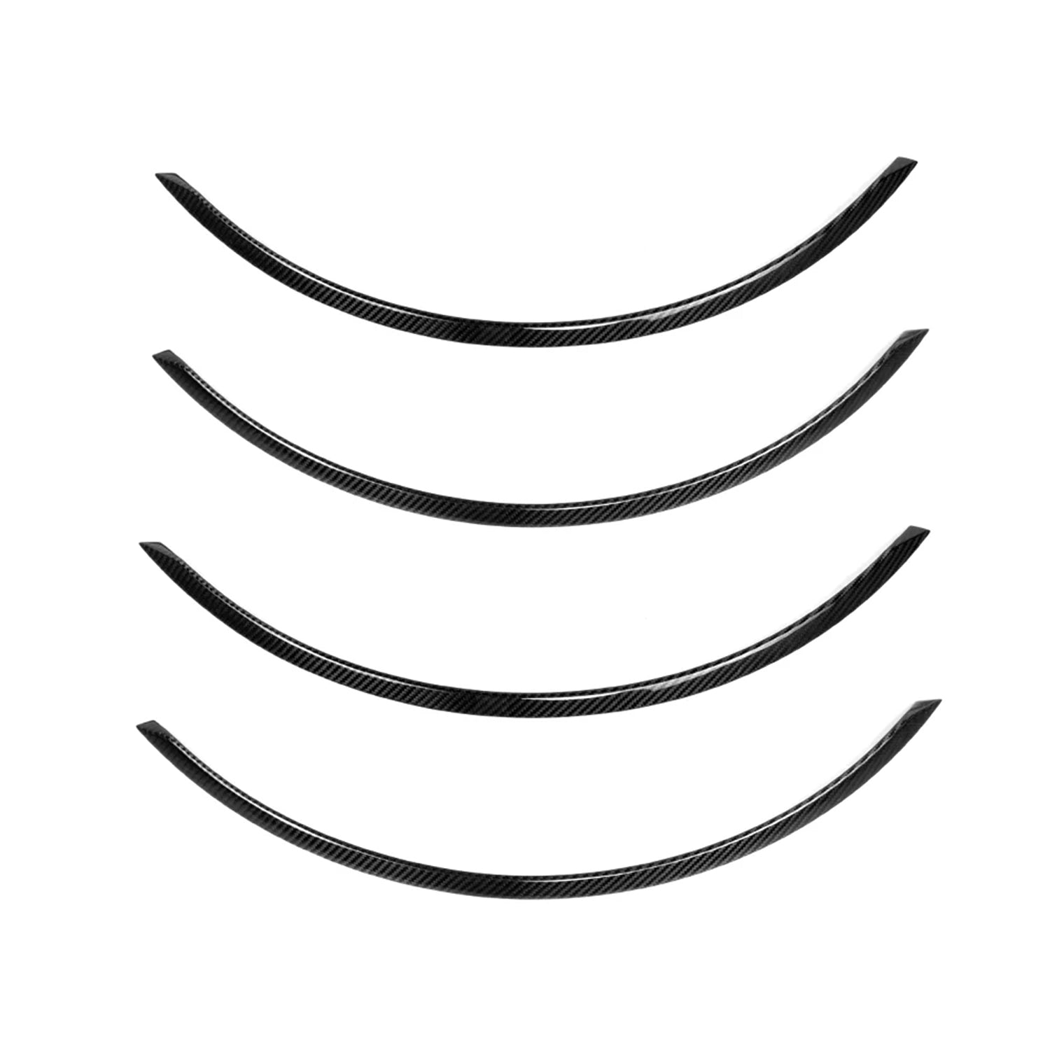 SooQoo BMW G90 & G99 M5 Gloss Carbon Fibre Arch Trims