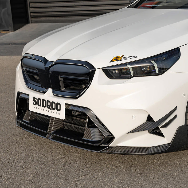 SooQoo BMW G90 & G99 M5 Gloss Carbon Fibre Bumper Trim