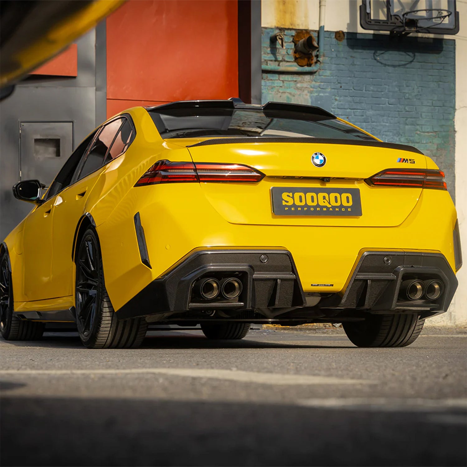 SooQoo BMW G90 & G99 M5 SQ-A Carbon Fibre Rear Diffuser