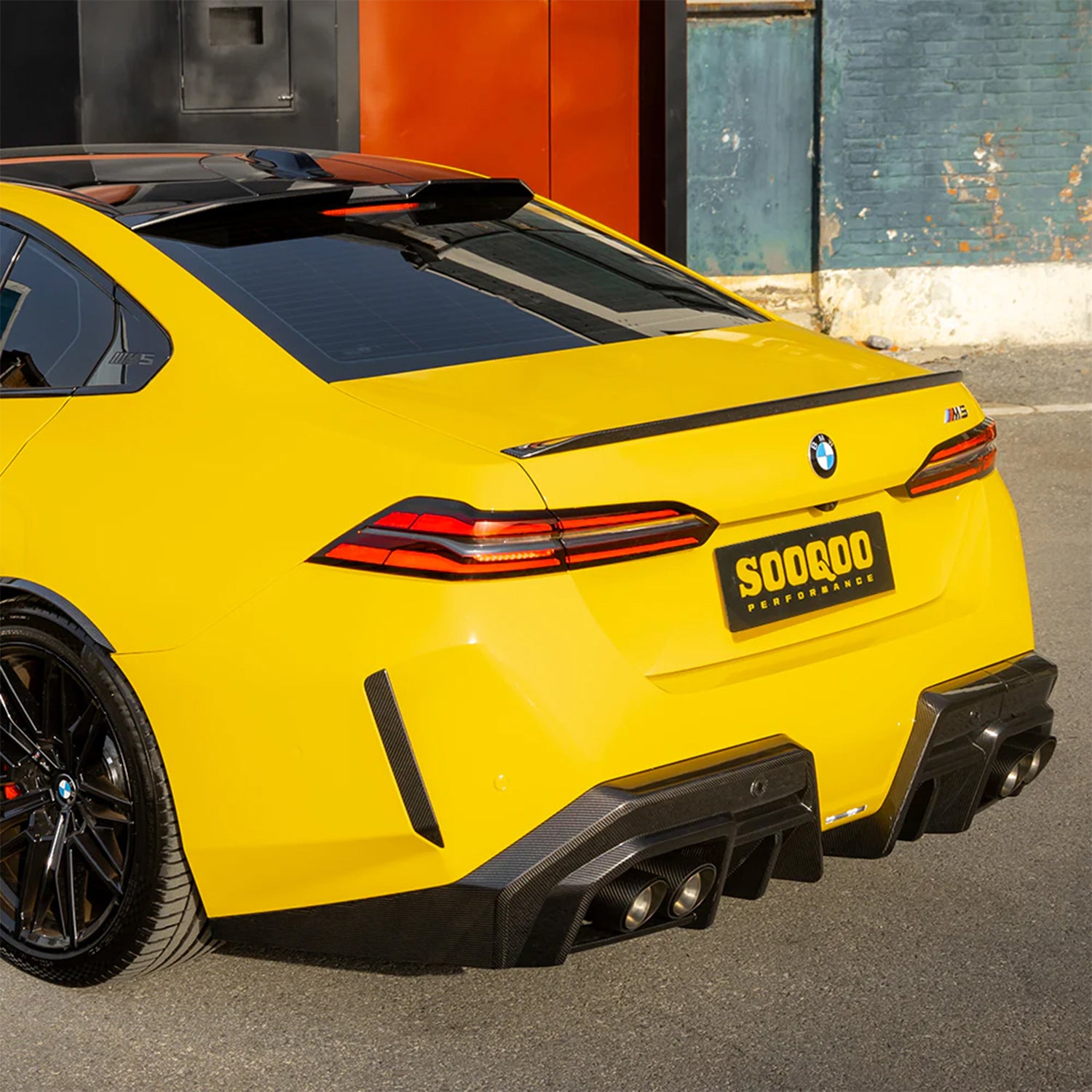 SooQoo BMW G90 & G99 M5 SQ-A Carbon Fibre Rear Diffuser