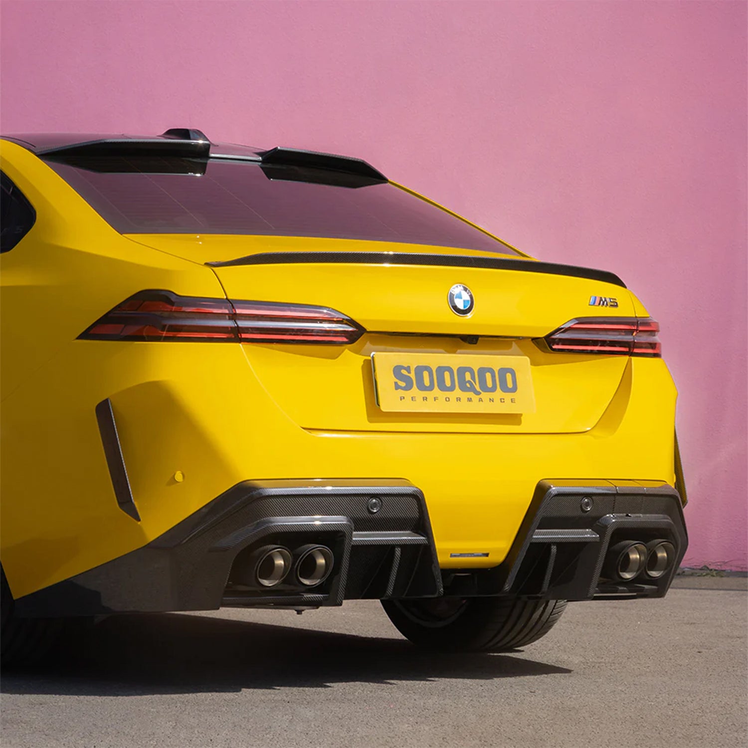 SooQoo BMW G90 & G99 M5 SQ-A Carbon Fibre Rear Diffuser