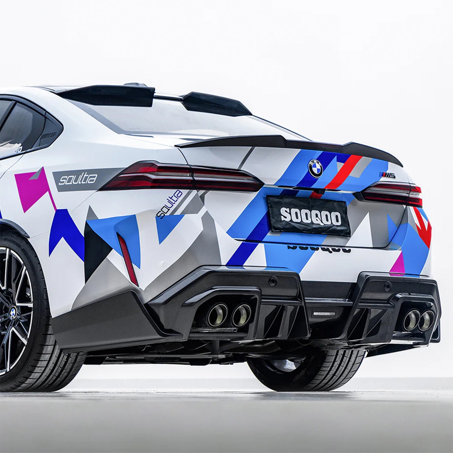 SooQoo BMW G90 & G99 M5 SQ-B Carbon Fibre Rear Diffuser