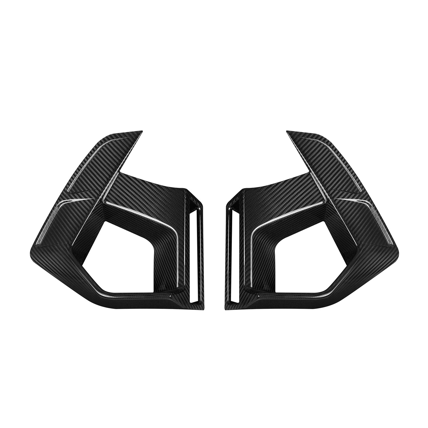 SOOQOO BMW F97 X3M F98 X4M LCI Carbon Fibre Front Air Inlet Ducts