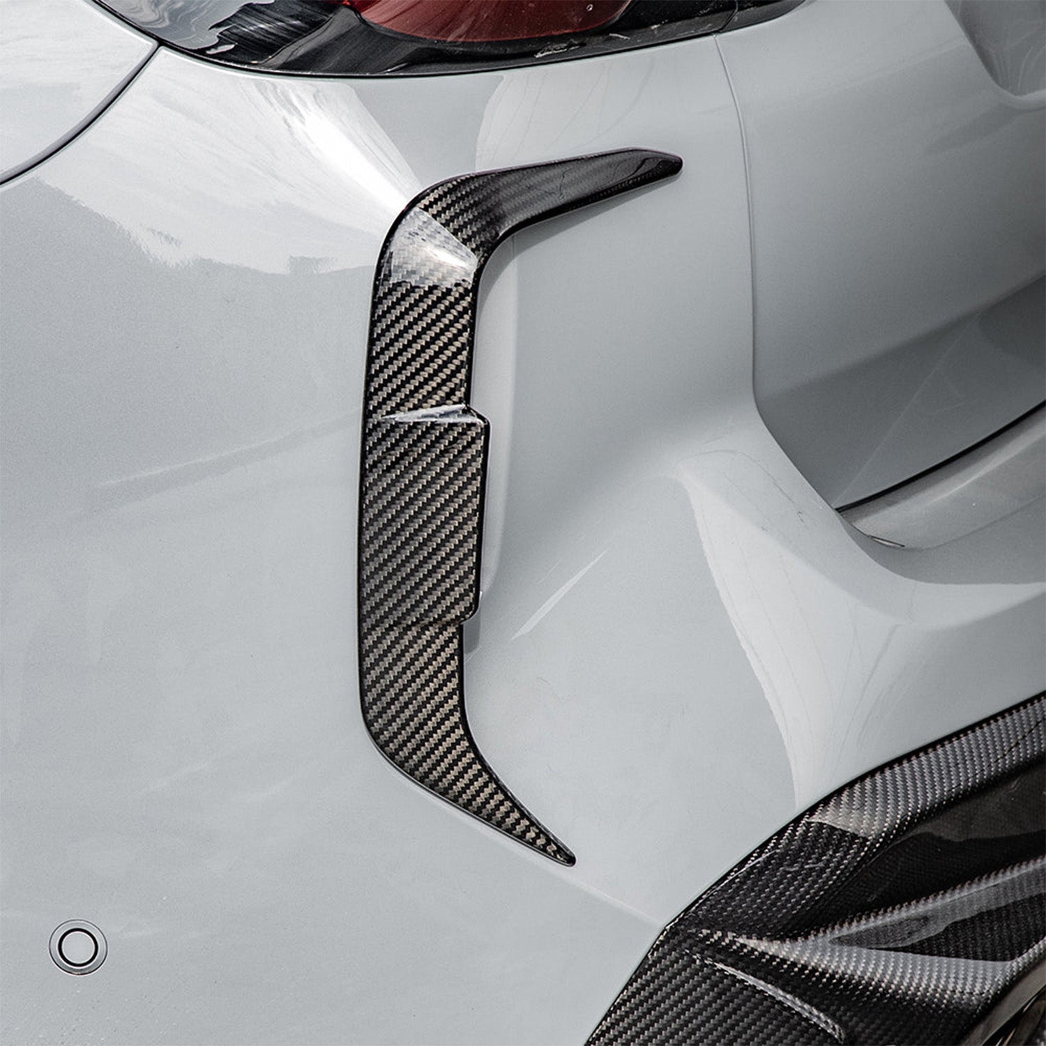 BMW X3M F97 LCI Carbon Fibre SQ Rear Canards By SooQoo