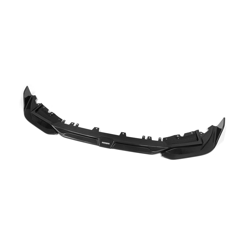 BMW X3M F97 LCI Carbon Fibre 3-Piece Front Lip By SooQoo - Left Side