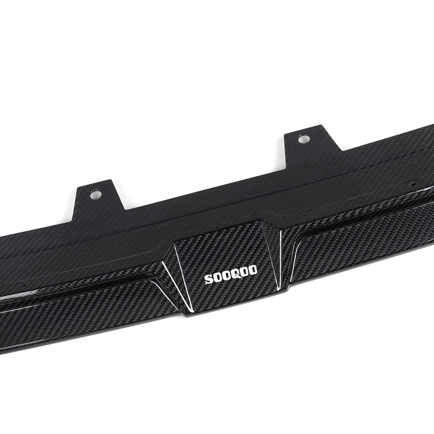BMW X3M F97 LCI Carbon Fibre 3-Piece Front Lip By SooQoo - Centre Closeup
