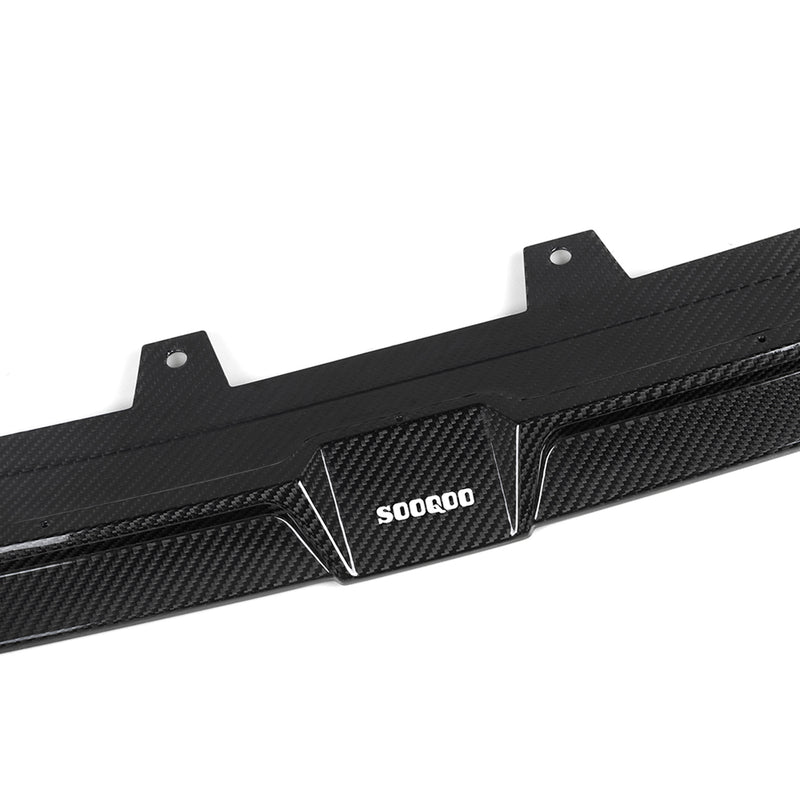 BMW X3M F97 LCI Carbon Fibre 3-Piece Front Lip By SooQoo - Centre Closeup