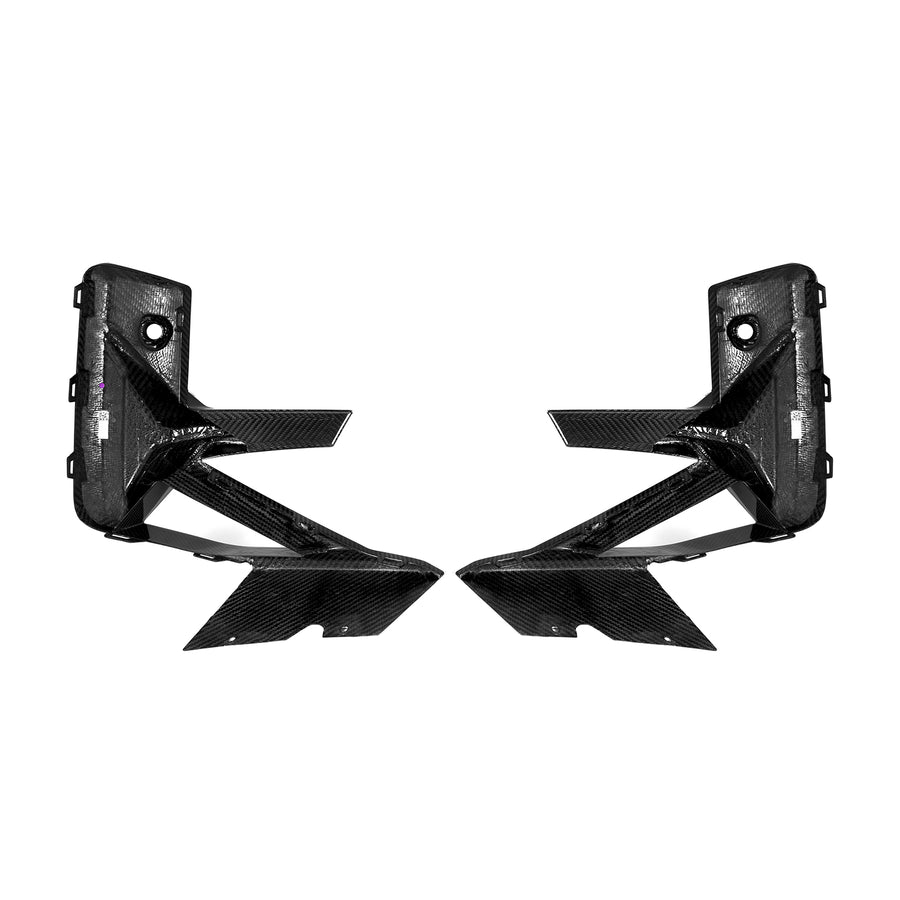 SOOQOO BMW X3M F97 & X4M F98 LCI Carbon Fibre Front Aero Canards