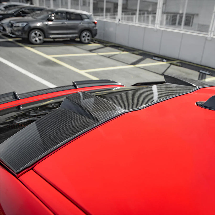 SooQoo Carbon Fibre Roof Spoiler for BMW F96 X6M & G06 X6 LCI