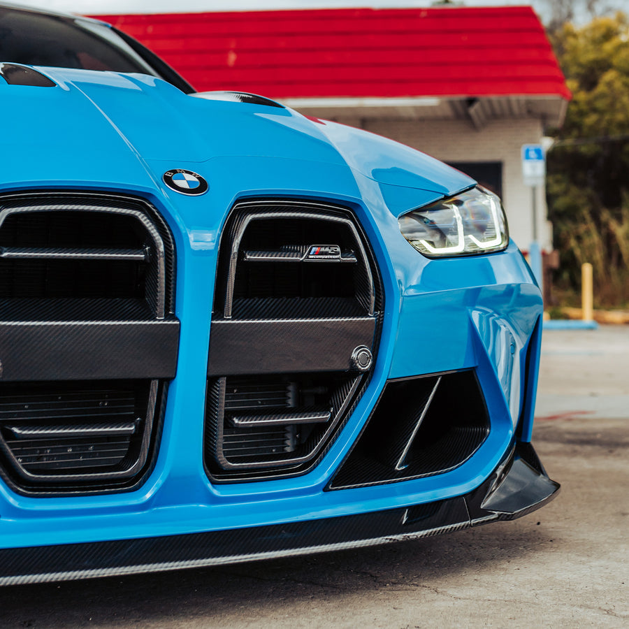 SooQoo SQ Aero Carbon Front Grille For BMW G80 M3 & G82 M4 R44 Performance