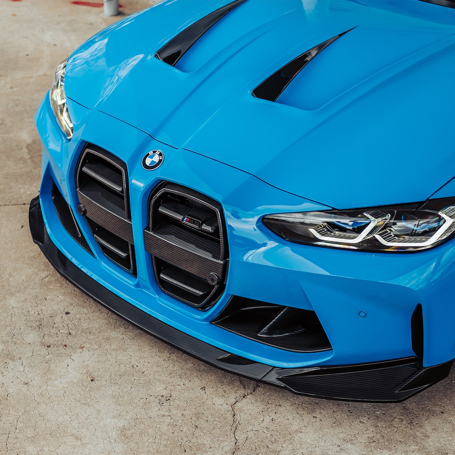 SooQoo SQ Aero Carbon Front Grille For BMW G80 M3 & G82 M4 R44 Performance