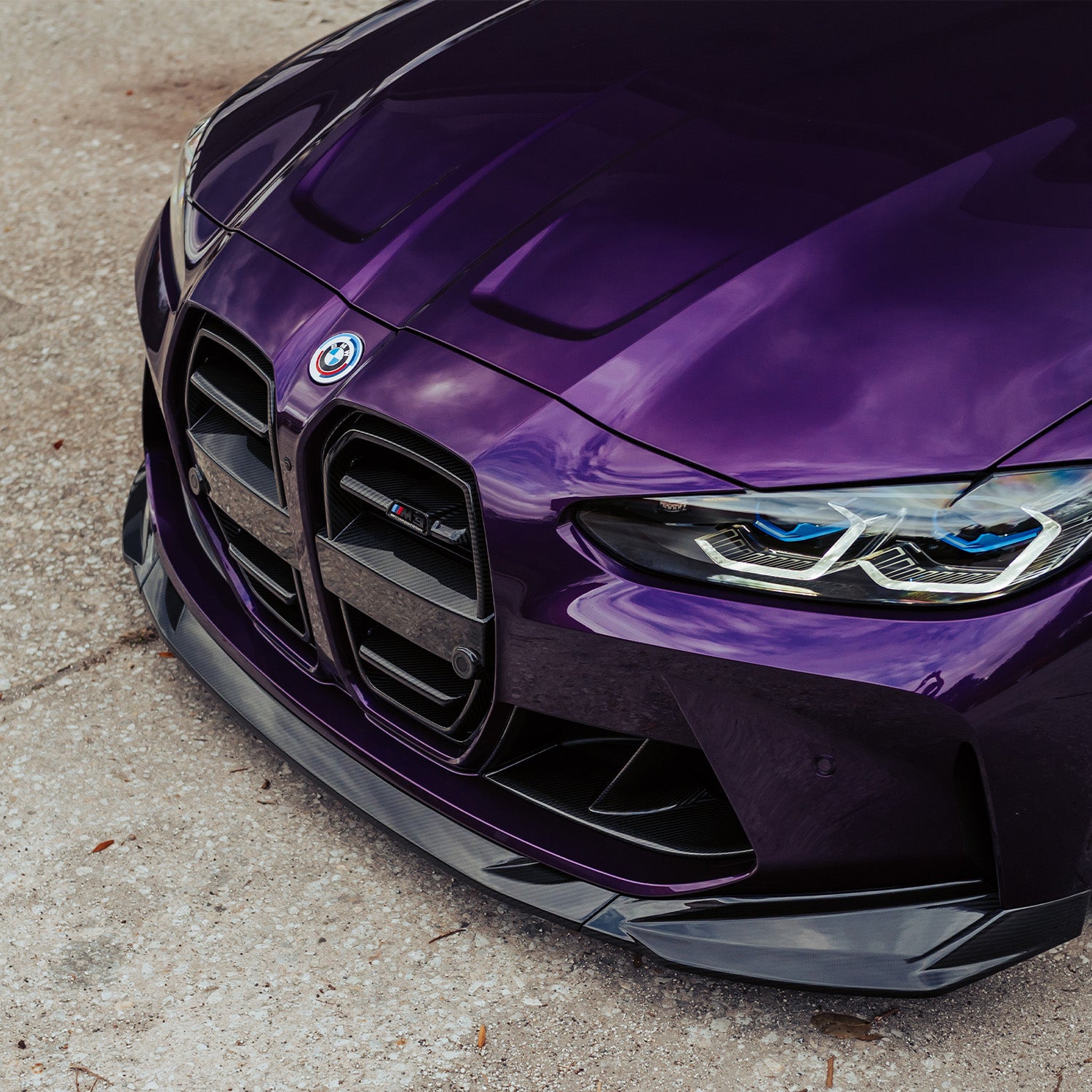 SooQoo SQ Aero Carbon Front Grille For BMW G80 M3 & G82 M4 R44 Performance