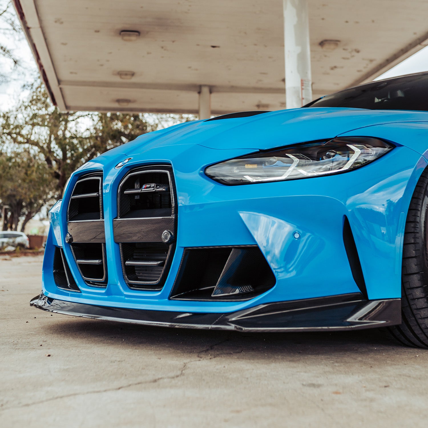 SooQoo SQ Aero Carbon Front Grille For BMW G80 M3 & G82 M4 R44 Performance
