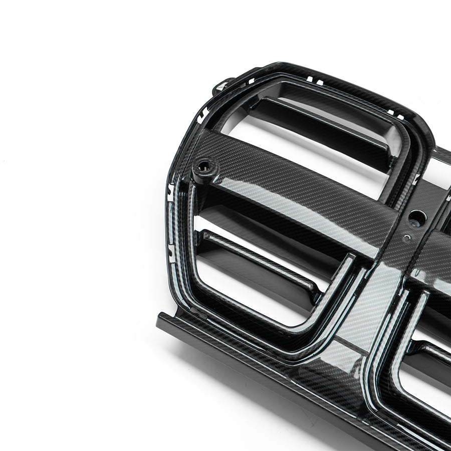 SooQoo SQ Aero Carbon Front Grille For BMW G80 M3 & G82 M4 R44 Performance