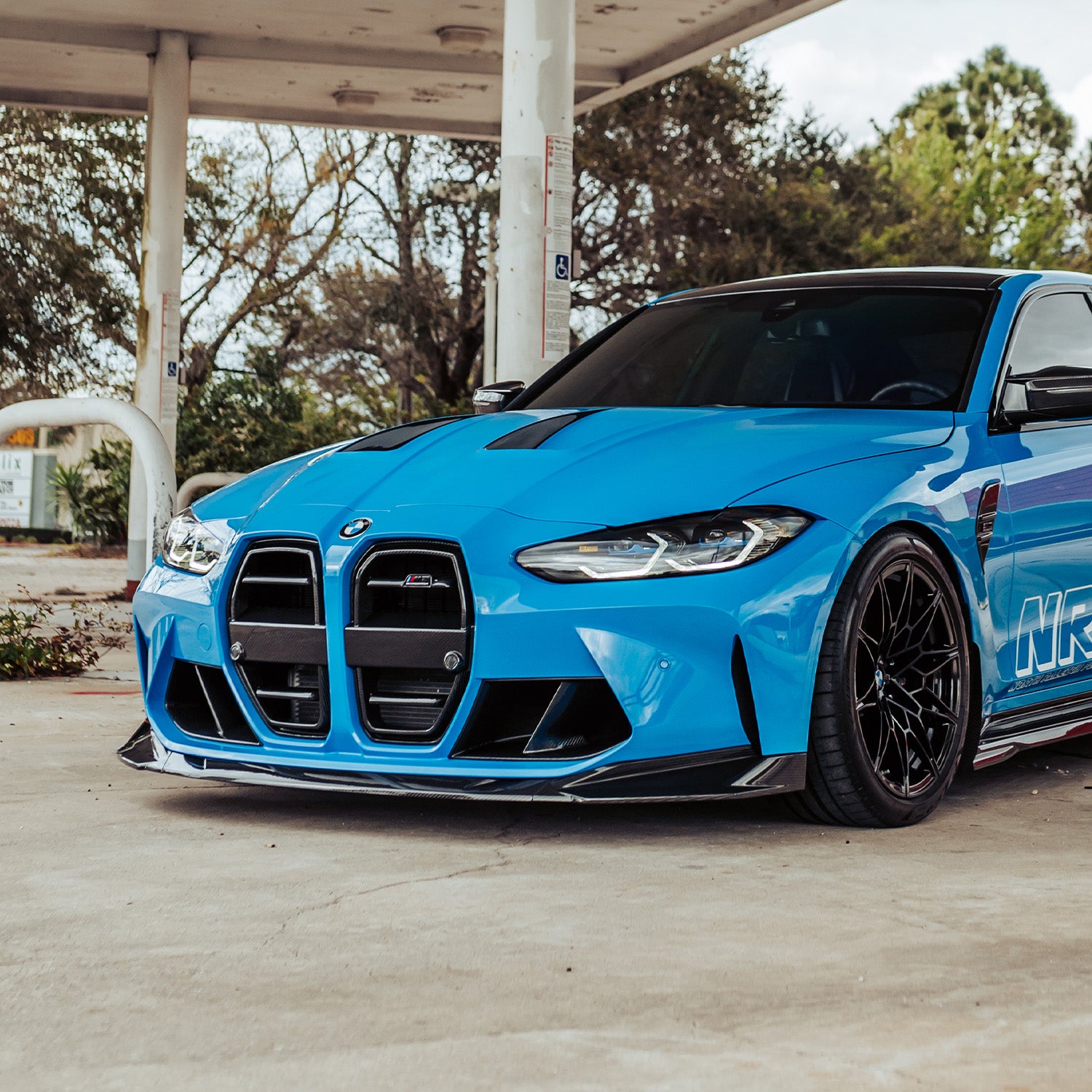 SooQoo SQ Aero Carbon Front Grille For BMW G80 M3 & G82 M4 R44 Performance