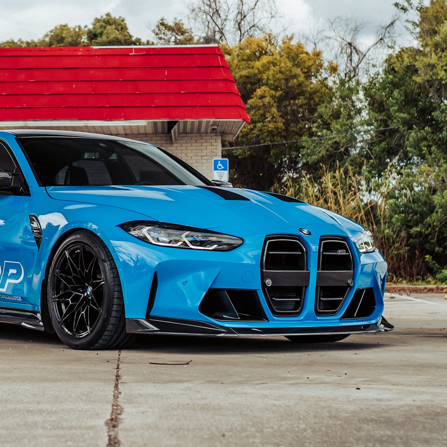 SooQoo SQ Aero Carbon Front Grille For BMW G80 M3 & G82 M4 R44 Performance