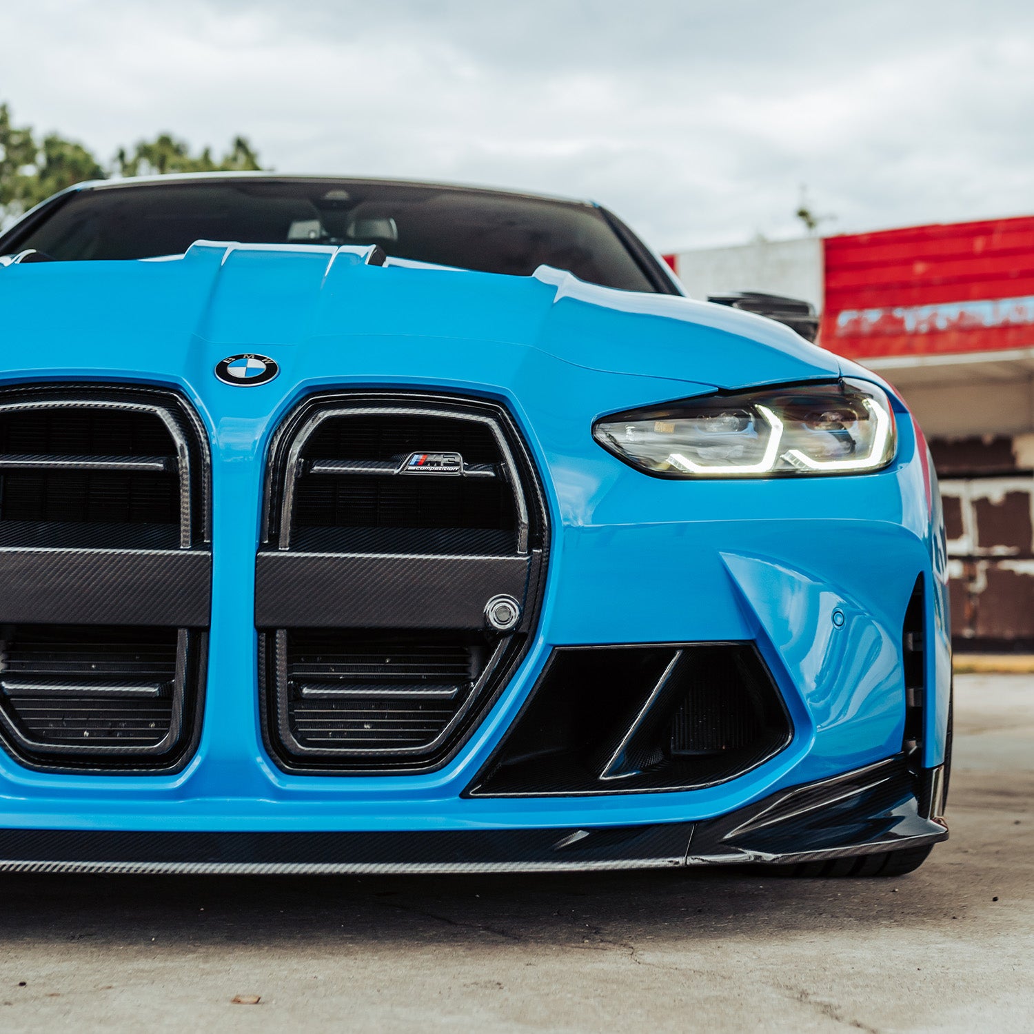 SooQoo SQ Aero Carbon Front Grille For BMW G80 M3 & G82 M4 R44 Performance