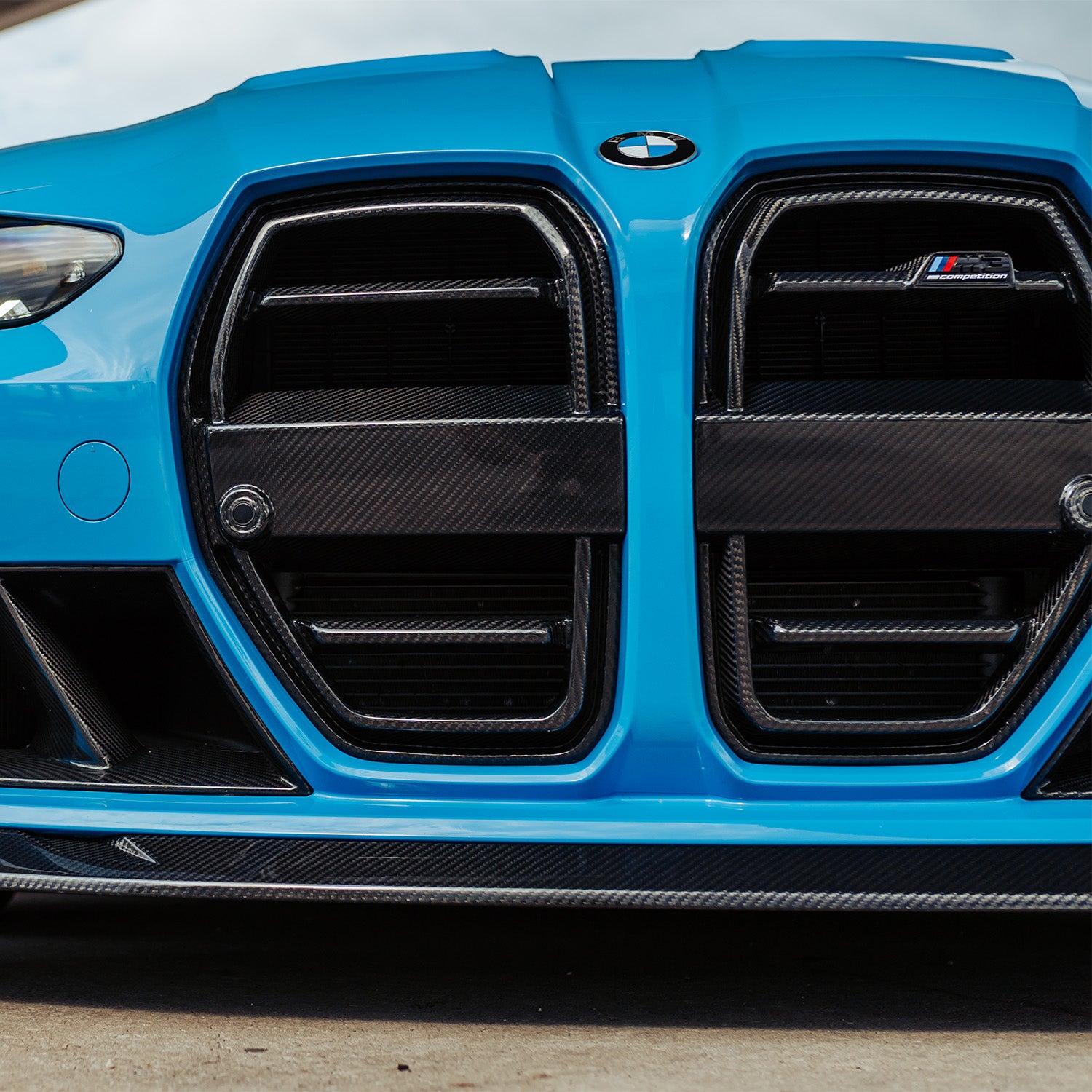 SooQoo SQ Aero Carbon Front Grille For BMW G80 M3 & G82 M4 R44 Performance