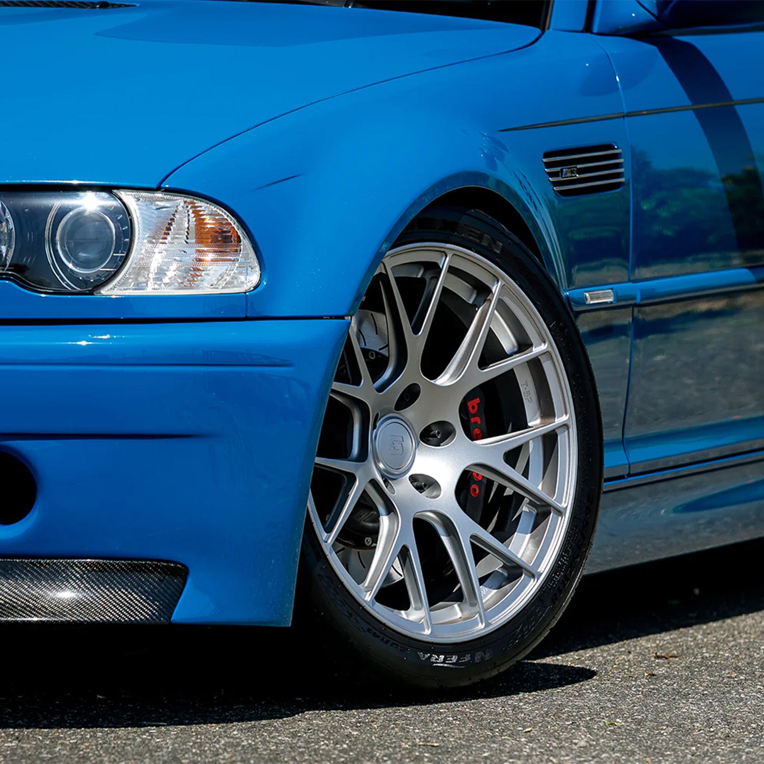 Titan 7 T-S7 Forged 7Y Spoke Alloy Wheels For BMW E46 M3 In Iridium Silver