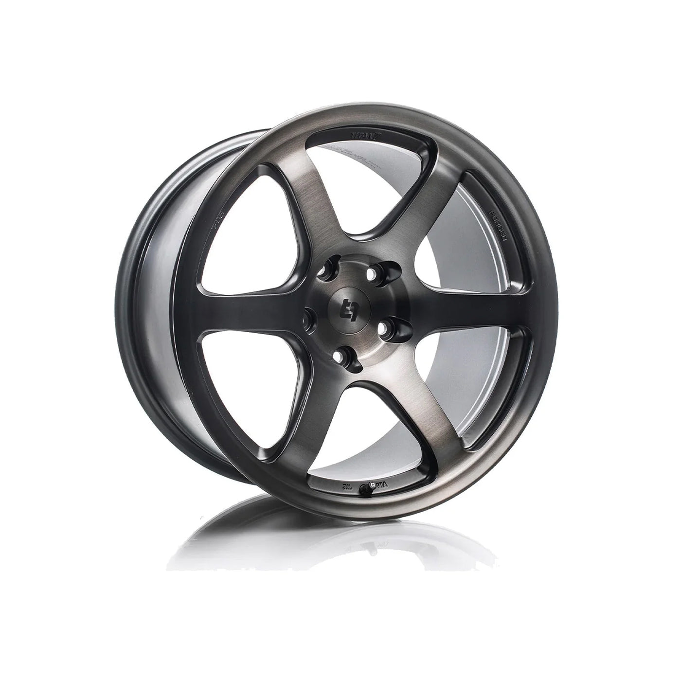 Titan 7 T-D6E Forged 6 Spoke Alloy Wheels In Hybrid Dark Machine