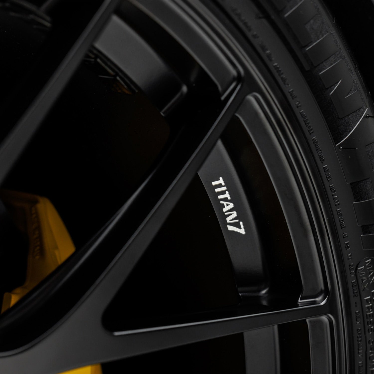 Titan 7 T-S7 Forged 7Y Spoke Alloy Wheels Porsche 911 GT3 - Machine Black