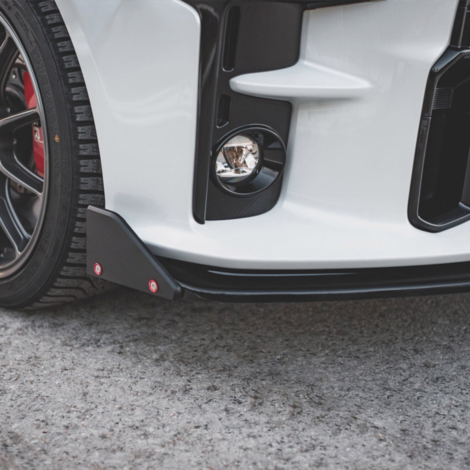 Maxton Design Gloss Black Front Lip V2 For Toyota GR Yaris