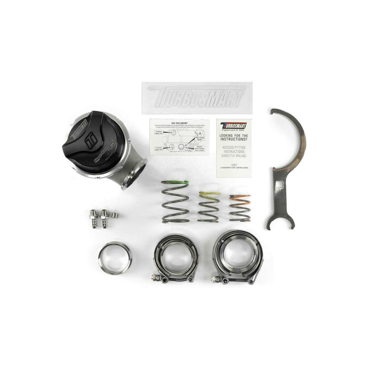 Turbosmart GenV WG45 HyperGate45 14psi Wastegate TS-0553-1012 Accessories
