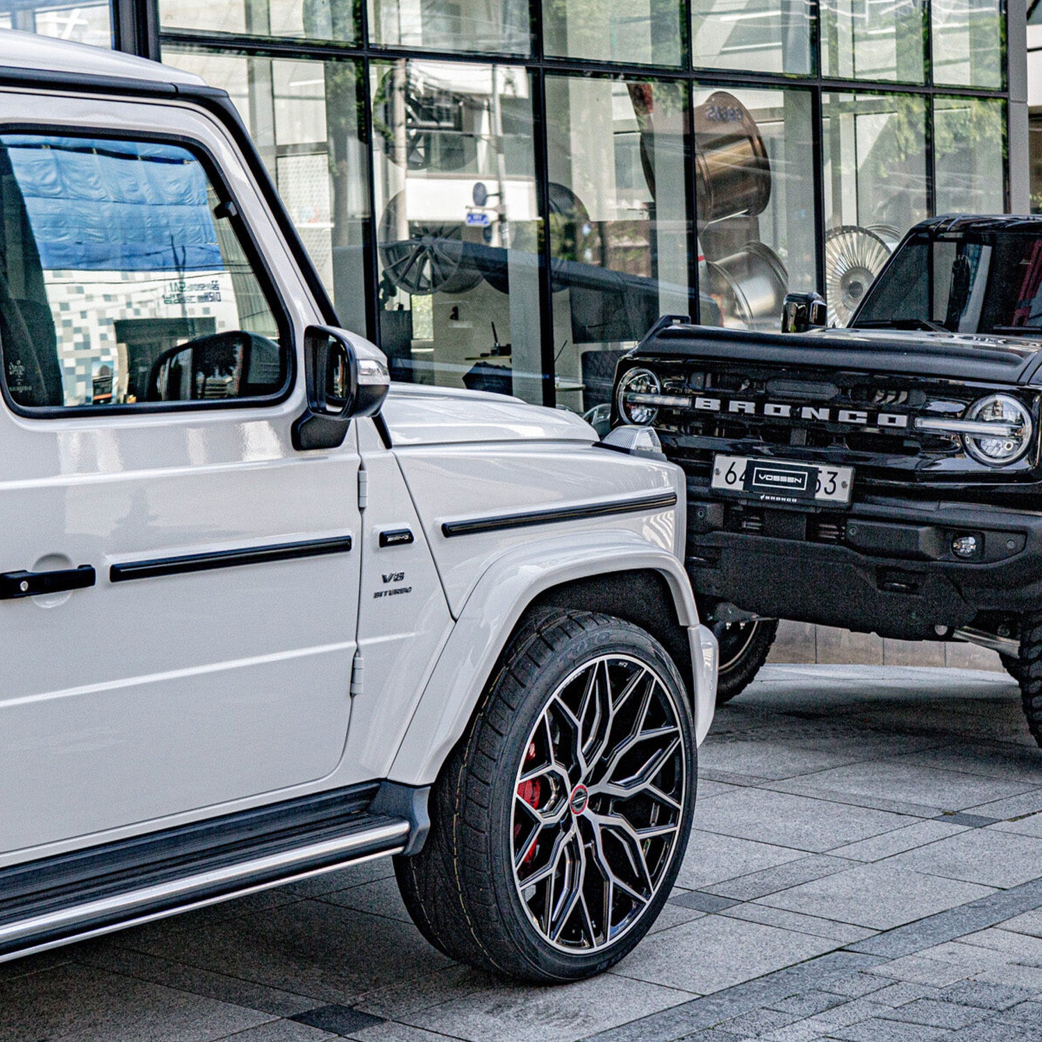 Vossen HF-2 Forged Alloy Wheels In Brushed Gloss Black