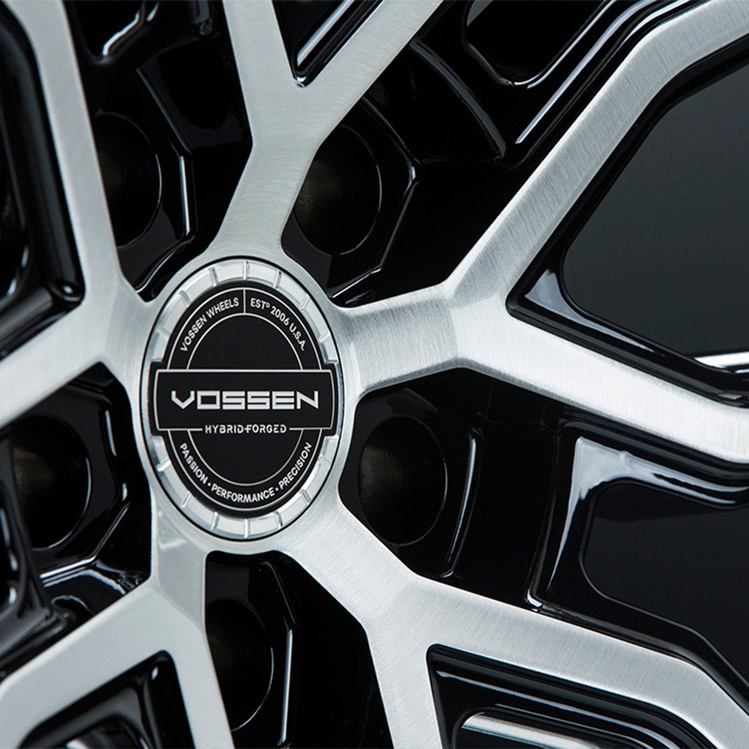 Vossen HF-2 Forged Alloy Wheels In Brushed Gloss Black