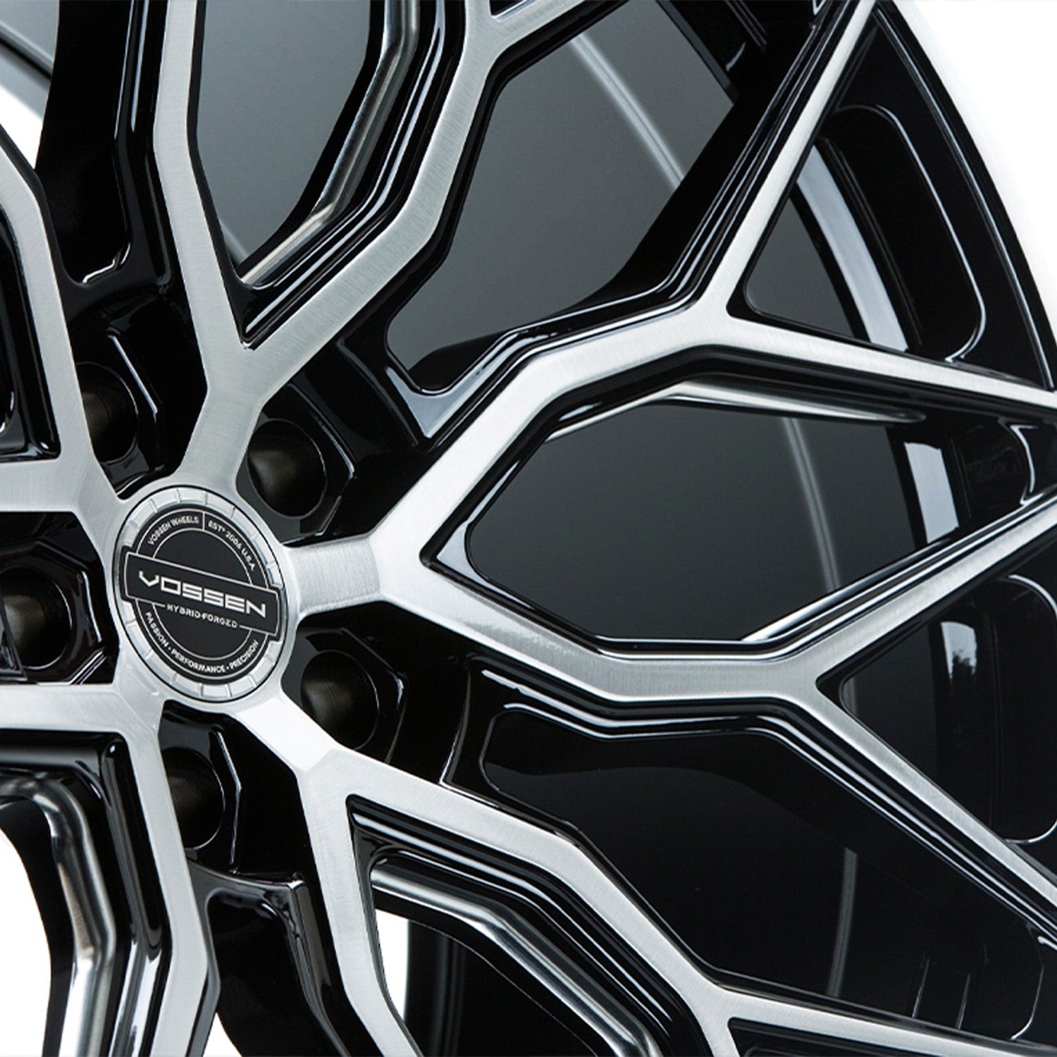 Vossen HF-2 Forged Alloy Wheels In Brushed Gloss Black