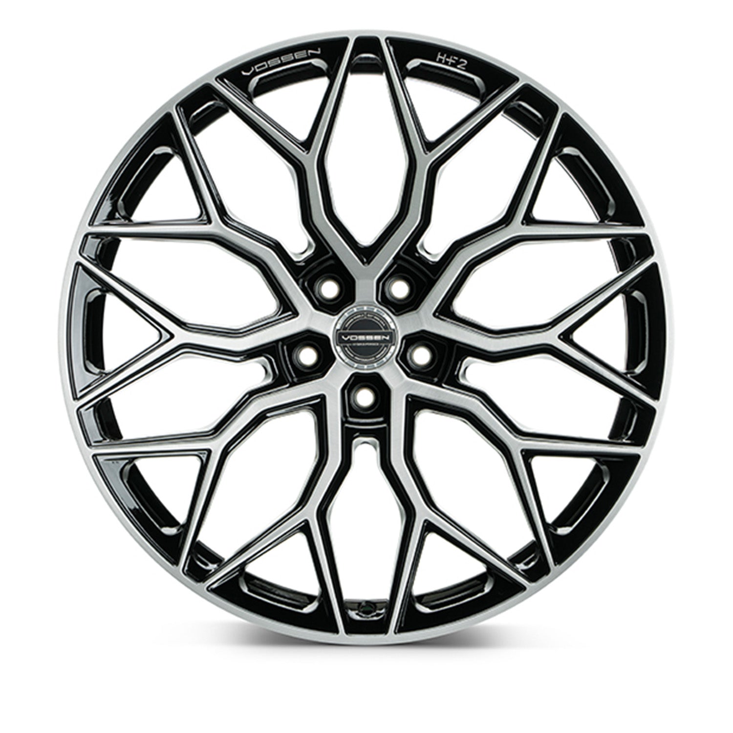 Vossen HF-2 Forged Alloy Wheels In Brushed Gloss Black