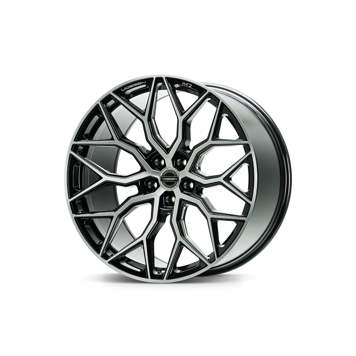 Vossen HF-2 Forged Alloy Wheels In Brushed Gloss Black