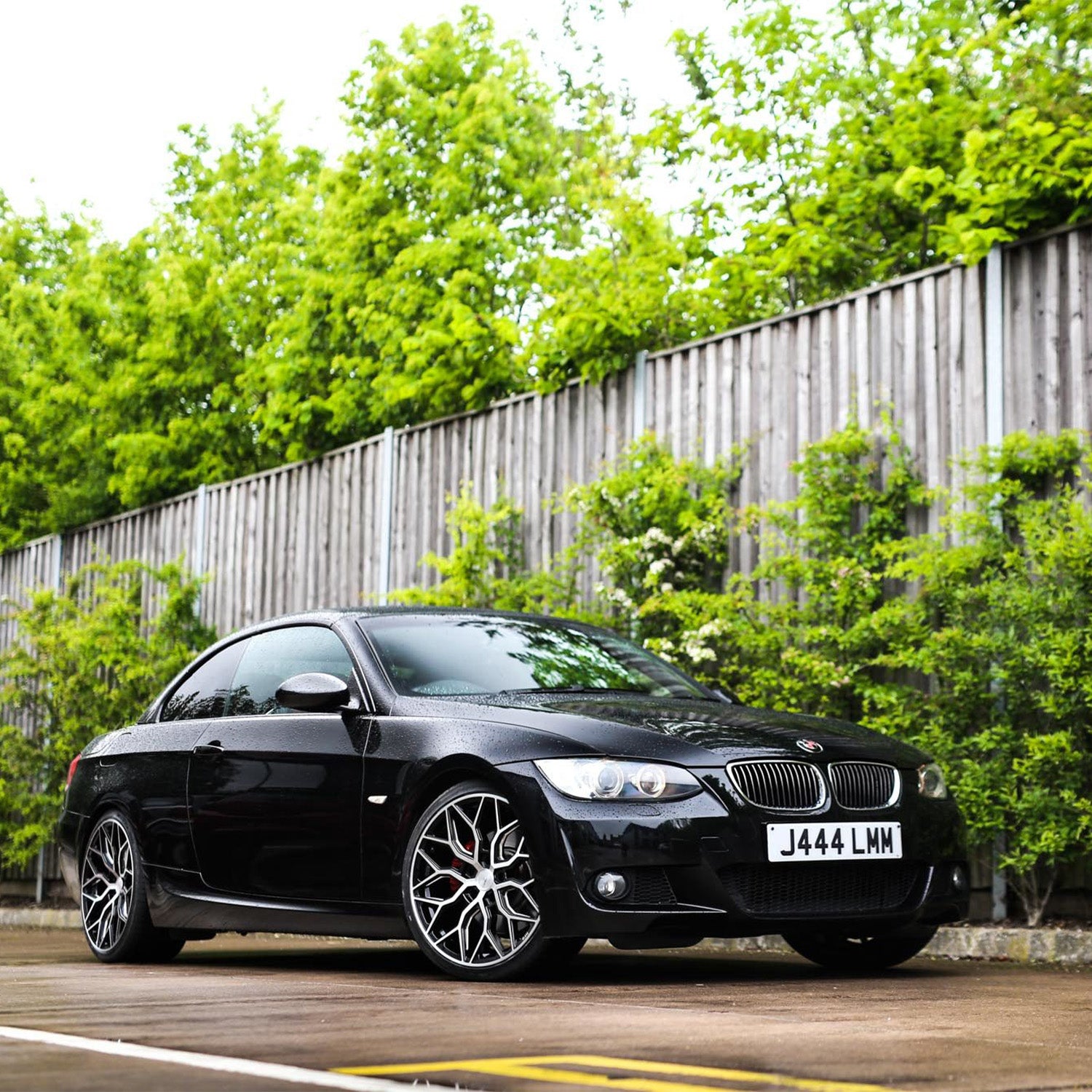 Vossen HF-2 Forged Alloy Wheels In Brushed Gloss Black