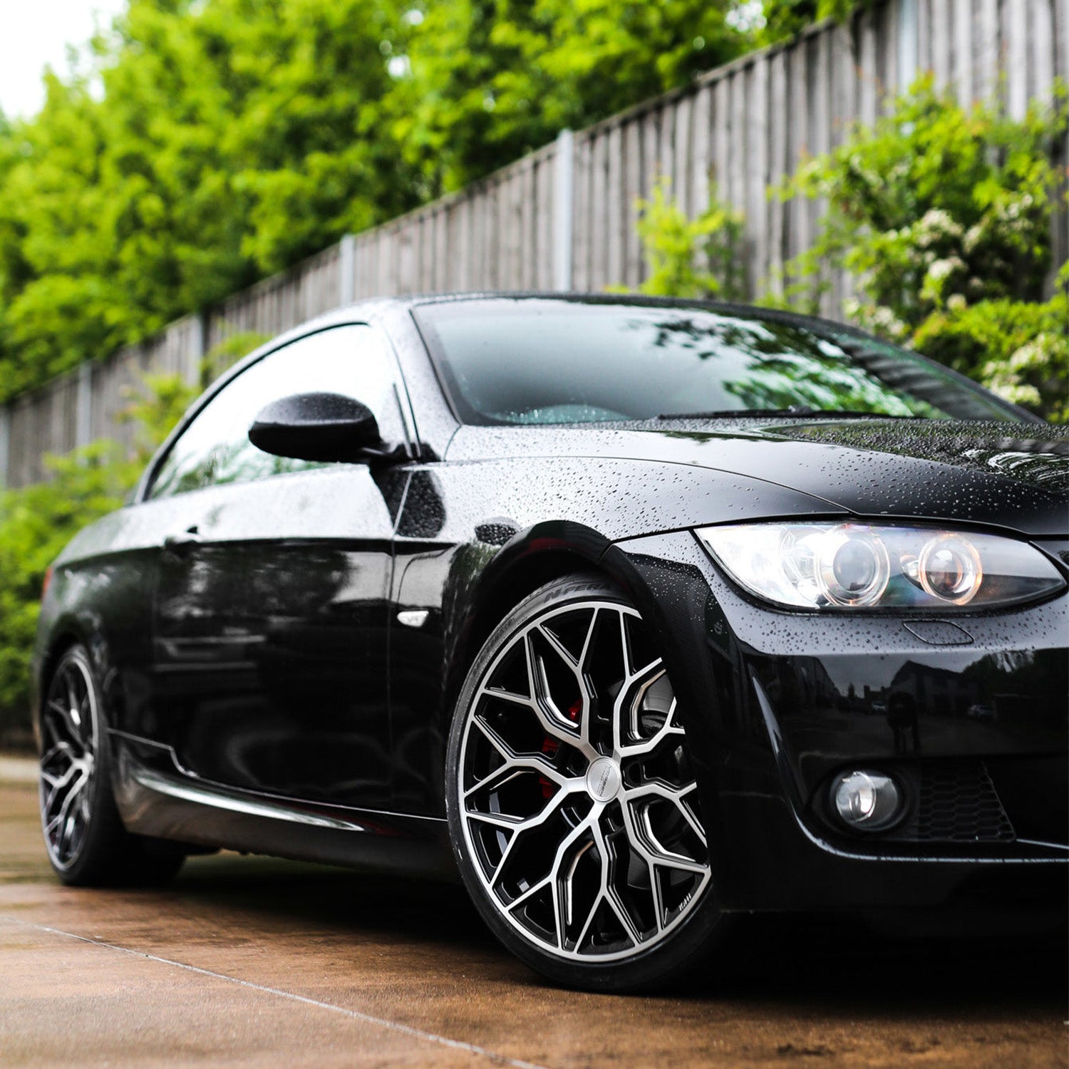 Vossen HF-2 Forged Alloy Wheels In Brushed Gloss Black