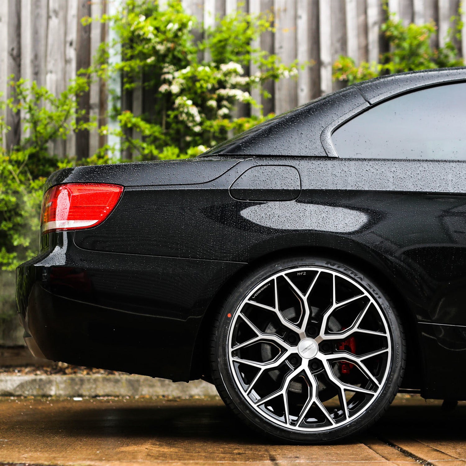 Vossen HF-2 Forged Alloy Wheels In Brushed Gloss Black