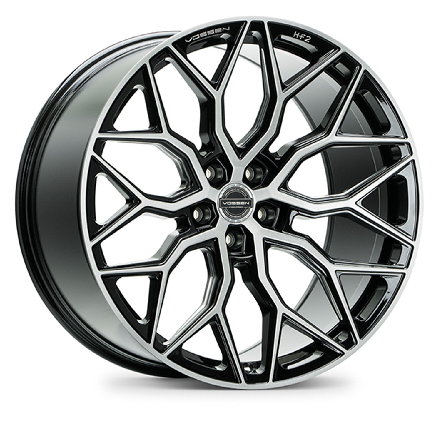 Vossen HF-2 Forged Alloy Wheels In Brushed Gloss Black